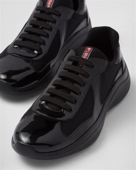 all black prada america's cup|Prada America's Cup sneakers.